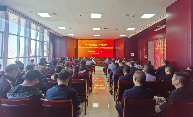 紧跟核心强忠诚 在深学细悟中坚定信仰信念 ——开云网页版-kaiyun开云(中国)
负责人汪洋同志为全体党员讲授主题教育专题党课